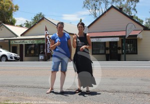 Michelle Pyror and Caitlin Reichert are happy that two car parks will be created across from their businesses.