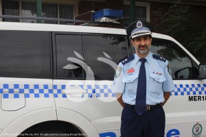 Inspector Guy Guiana outside Scone police station