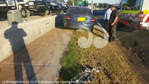 Ambulance attended but no one was seriously injured.